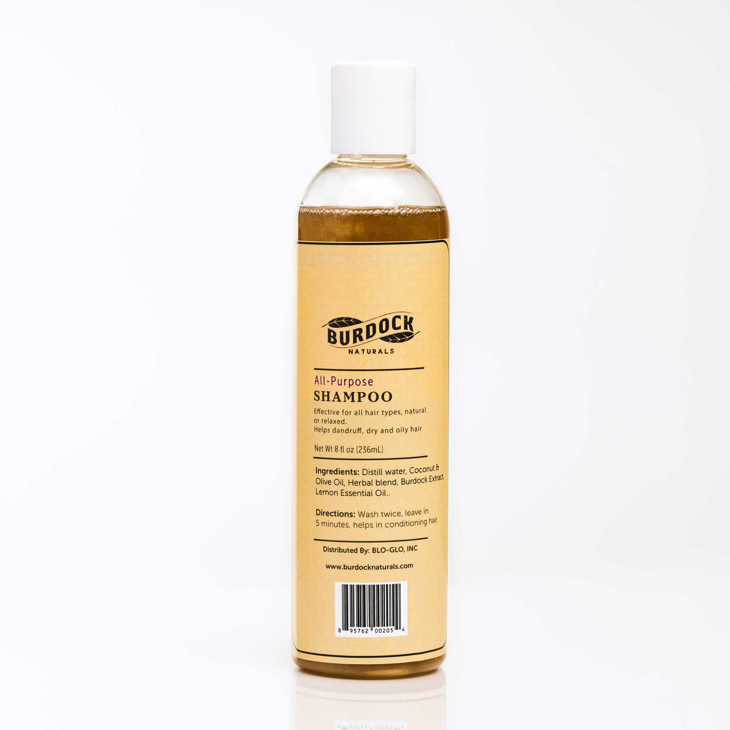 Burdock Naturals shampoo